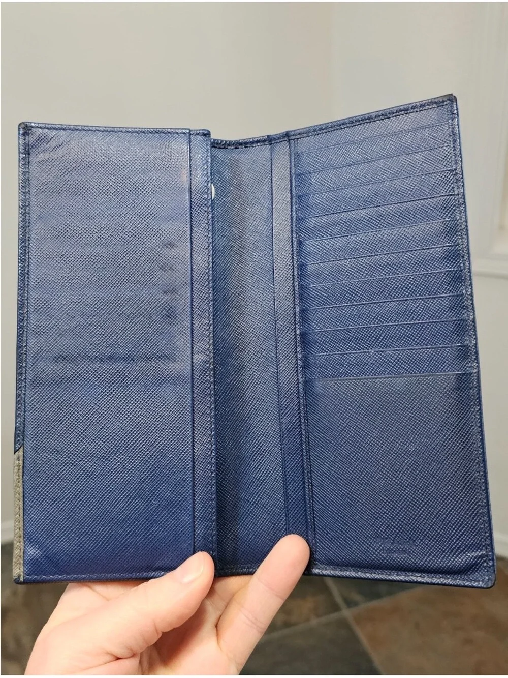 Prada Saffiano Leather Long Wallet - AUTHENTICITY CARD INCLUDED - MSRP $830